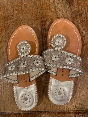Girls Jack Rogers size 11 Miss Sparkle Sandals